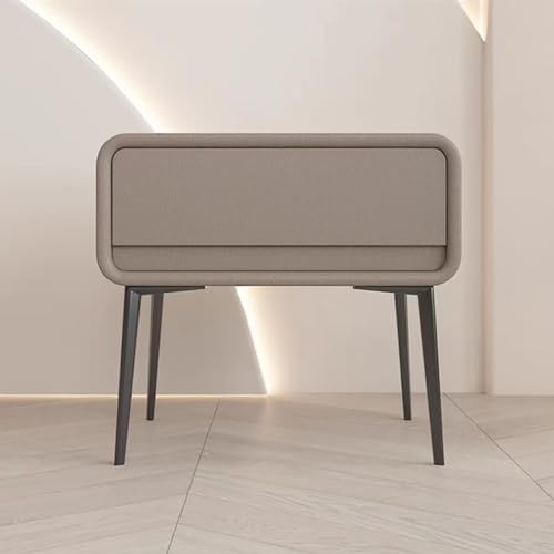 Moderner minimalistischer Nachttisch aus Massivholz mit Aufbewahrungsschubladen, weißer Nachttisch aus Holz, khaki, kleine Kommode, stilvoller Beistelltisch für Schlafzimmeraufbewahrung Moderner minimalistischer Nachttisch aus Massivholz mit Aufbewahrungsschubladen, weißer Nachttisch aus Holz, khaki, kleine Kommode, stilvoller Beistelltisch für Schlafzimmeraufbewahrung von Generisch