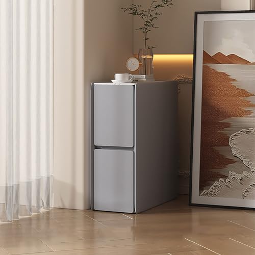 Moderner minimalistischer Nachttisch aus Massivholz mit Schiefer-Arbeitsplatte und doppellagigen Aufbewahrungsschubladen für Schlafzimmer und Wohnzimmer Moderner minimalistischer Nachttisch aus Massivholz mit Schiefer-Arbeitsplatte und doppellagigen Aufbewahrungsschubladen für Schlafzimmer und Wohnzimmer von Generisch