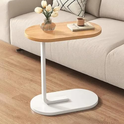 Moderner ovaler TV-Tisch, platzsparend, C-förmiges Snack-Tablett, ideal für Schlafzimmer oder Wohnzimmer, passt unter die Couch, perfekt zum Essen oder Entspannen, vielseitig und stilvoll Moderner ovaler TV-Tisch, platzsparend, C-förmiges Snack-Tablett, ideal für Schlafzimmer oder Wohnzimmer, passt unter die Couch, perfekt zum Essen oder Entspannen, vielseitig und stilvoll von Generisch