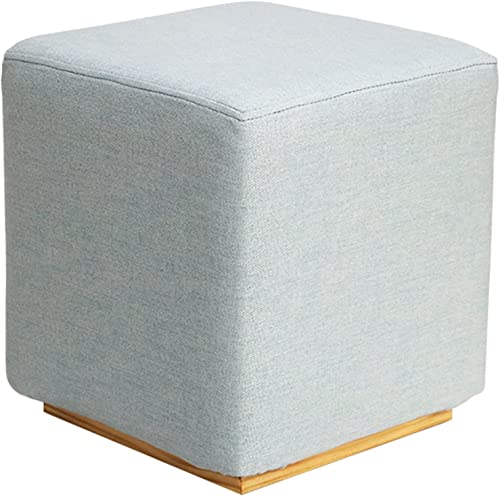 Moderner quadratischer Fußhocker, Ottomane mit gepolstertem Schaumstoffsitz, kleine gepolsterte Fußstütze, Sitz für Schminktisch oder Wohnzimmer Moderner quadratischer Fußhocker, Ottomane mit gepolstertem Schaumstoffsitz, kleine gepolsterte Fußstütze, Sitz für Schminktisch oder Wohnzimmer von Generisch