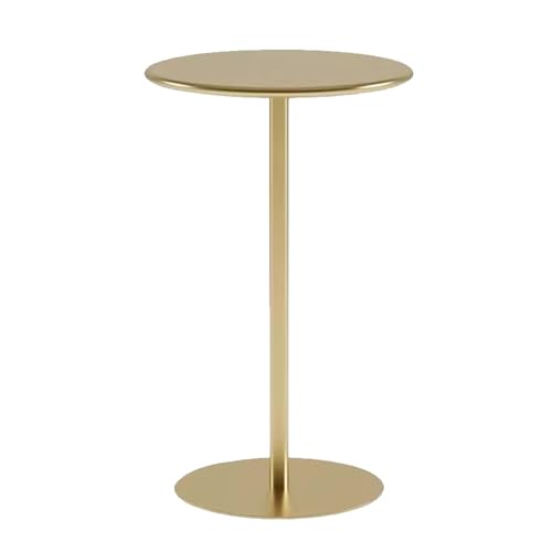 Moderner runder Bartisch für Wohnzimmer, Bistro und Kneipe, stilvoller hoher Thekentisch für Küche und Esszimmer, perfekter Beistell- und Couchtisch (40 x 40 x 62 cm) von Generisch