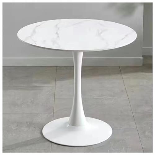 Moderner runder Bistrotisch – Marmorplatte mit Metallfuß – ideal für 4-Sitzer-Esszimmer, Esszimmer und Wohnzimmer Moderner runder Bistrotisch – Marmorplatte mit Metallfuß – ideal für 4-Sitzer-Esszimmer, Esszimmer und Wohnzimmer von Generisch