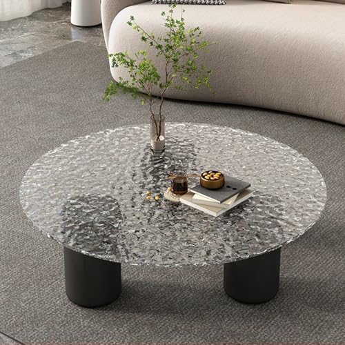 Moderner runder Couchtisch, stabile Massivholzbeine, nordisches Design, perfekt als Mittelstück für das Wohnzimmer Moderner runder Couchtisch, stabile Massivholzbeine, nordisches Design, perfekt als Mittelstück für das Wohnzimmer von Generisch
