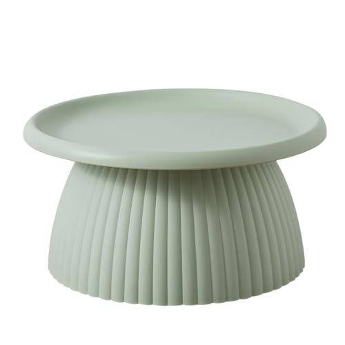 Moderner runder Couchtisch – Sockel-Design, Kunststoffmaterial, einfacher Beistelltisch im nordischen Stil für Wohnzimmer oder Balkon Moderner runder Couchtisch – Sockel-Design, Kunststoffmaterial, einfacher Beistelltisch im nordischen Stil für Wohnzimmer oder Balkon von Generisch
