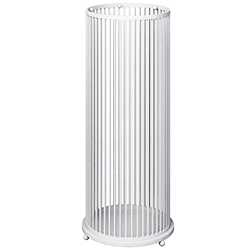 Moderner runder Schirmständer mit 6 Haken und Abtropfschale, stabile Metallhalterung für Veranda, Terrasse und gewerbliche Eingänge Moderner runder Schirmständer mit 6 Haken und Abtropfschale, stabile Metallhalterung für Veranda, Terrasse und gewerbliche Eingänge von Generisch