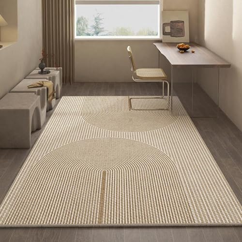 Moderner schlichter Stil Teppich für Arbeitsstuhl & Bodenschutzmatte – Wohnzimmer Drehstuhl Bereich Teppich Heimdekoration (80 x 120 cm/WSJR-7) von Generisch