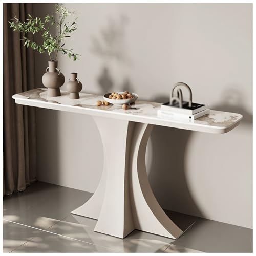 Moderner schmaler Konsolentisch mit geometrischem Metallsockel, schlankes Design für Eingangsbereich, Flur, Wohnzimmer und Büro Moderner schmaler Konsolentisch mit geometrischem Metallsockel, schlankes Design für Eingangsbereich, Flur, Wohnzimmer und Büro von Generisch