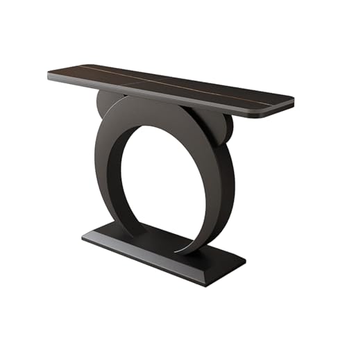 Moderner schmaler Konsolentisch mit geometrischen Metallbeinen, langer Akzenttisch für Wohnzimmer, Flur, Foyer-Dekoration und Organisation Moderner schmaler Konsolentisch mit geometrischen Metallbeinen, langer Akzenttisch für Wohnzimmer, Flur, Foyer-Dekoration und Organisation von Generisch