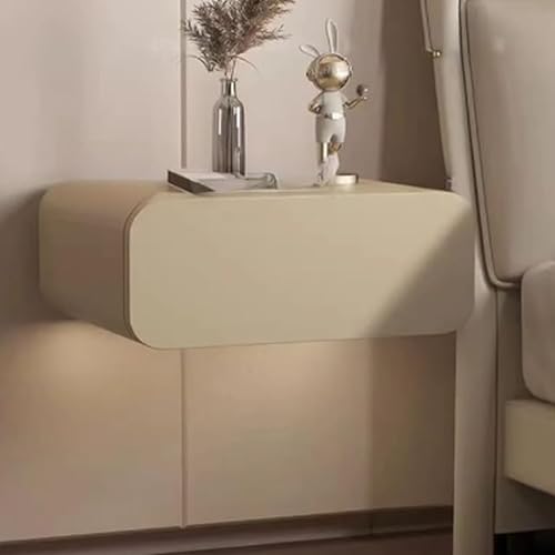 Moderner schwebender Nachttisch mit Schublade, multifunktionaler Wandtisch, kompakter Nachttisch für Schlafzimmer & kleine Räume, komplett montierter Schminktisch, schlankes Design Moderner schwebender Nachttisch mit Schublade, multifunktionaler Wandtisch, kompakter Nachttisch für Schlafzimmer & kleine Räume, komplett montierter Schminktisch, schlankes Design von Generisch