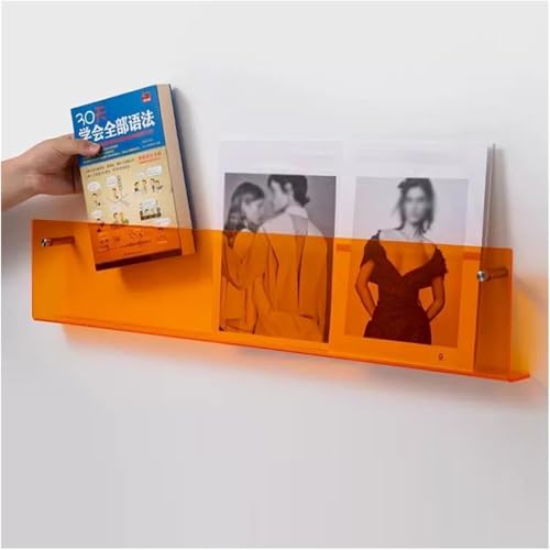 Moderner transparenter Acryl-Schallplattenhalter Literaturständer zum Aufhängen von Bücherregalen großer kleiner Präsentationsständer Moderner transparenter Acryl-Schallplattenhalter Literaturständer zum Aufhängen von Bücherregalen großer kleiner Präsentationsständer von Generisch
