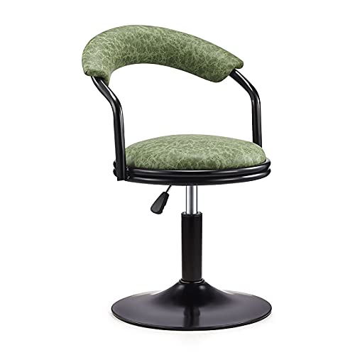 Moderner verstellbarer Barhocker mit Rückenlehne und Sitzfläche für Esszimmer, Hausbar oder Küche, Grün, 40 x 55 cm Höhe Moderner verstellbarer Barhocker mit Rückenlehne und Sitzfläche für Esszimmer, Hausbar oder Küche, Grün, 40 x 55 cm Höhe von Generisch