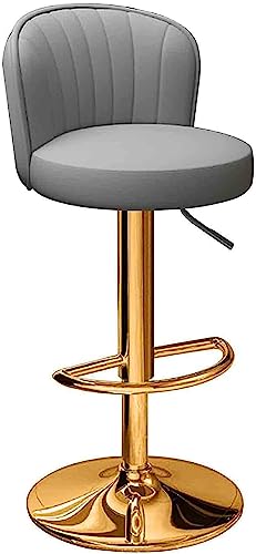 Moderner verstellbarer Barhocker mit goldfarbener Fußstütze aus PU – vielseitiger Schminkstuhl für Küche, Esszimmer & Bartheke Moderner verstellbarer Barhocker mit goldfarbener Fußstütze aus PU – vielseitiger Schminkstuhl für Küche, Esszimmer & Bartheke von Generisch