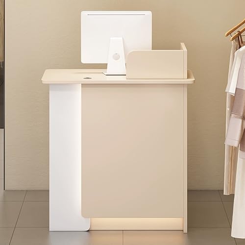 Moderner weißer Empfangstisch mit abschließbaren Schubladen – 120 cm Fronttheke für Lobby und Einzelhandel, stilvoller kleiner Stehtisch, ideale Empfangsmöbel für Büros und Unternehmen Moderner weißer Empfangstisch mit abschließbaren Schubladen – 120 cm Fronttheke für Lobby und Einzelhandel, stilvoller kleiner Stehtisch, ideale Empfangsmöbel für Büros und Unternehmen von Generisch