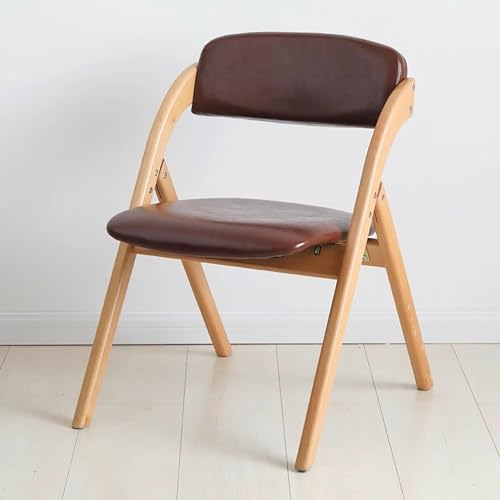 Moderner zusammenklappbarer Esszimmerstuhl aus Holz, für den Innenbereich, extra Stuhl, strapazierfähig, dick gepolsterter Sitz für Gäste, KitchenGM Moderner zusammenklappbarer Esszimmerstuhl aus Holz, für den Innenbereich, extra Stuhl, strapazierfähig, dick gepolsterter Sitz für Gäste, KitchenGM von Generisch