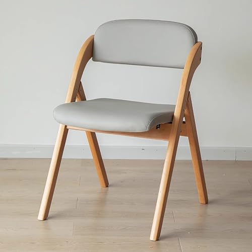 Moderner zusammenklappbarer Esszimmerstuhl aus Holz, für den Innenbereich, extra Stuhl, strapazierfähig, dick gepolsterter Sitz für Gäste, KitchenGM Moderner zusammenklappbarer Esszimmerstuhl aus Holz, für den Innenbereich, extra Stuhl, strapazierfähig, dick gepolsterter Sitz für Gäste, KitchenGM von Generisch
