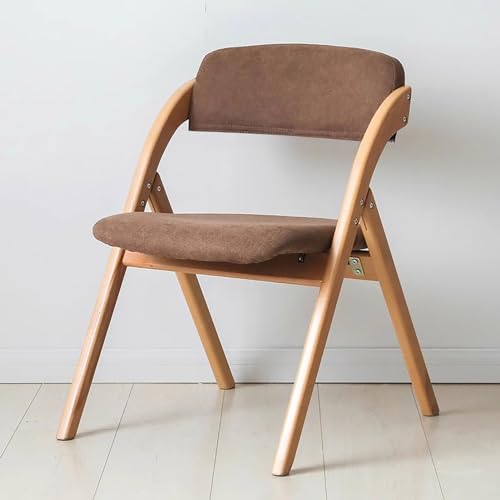 Moderner zusammenklappbarer Esszimmerstuhl aus Holz, für den Innenbereich, extra Stuhl, strapazierfähig, dick gepolsterter Sitz für Gäste, KitchenGM Moderner zusammenklappbarer Esszimmerstuhl aus Holz, für den Innenbereich, extra Stuhl, strapazierfähig, dick gepolsterter Sitz für Gäste, KitchenGM von Generisch