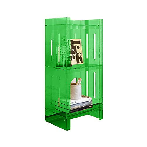 Modernes, transparentes Acryl-Bücherregal, 2, 3, 4 Etagen, schmal, offen, stilvolle Präsentation, Aufbewahrungsnizer für Wohnzimmer, Büro oder Schlafzimmer, platzsparendes Design Modernes, transparentes Acryl-Bücherregal, 2, 3, 4 Etagen, schmal, offen, stilvolle Präsentation, Aufbewahrungsnizer für Wohnzimmer, Büro oder Schlafzimmer, platzsparendes Design von Generisch