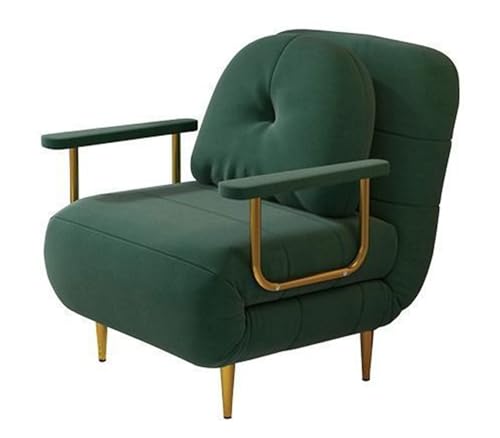 Modernes 2-in-1-Design Einzel-Sofa Bettschläfer Faltbarer Tragbarer Sessel Bett Stuhl Lounge Couch mit Kissen für Wohnzimmer, Schlafzimmer von Generisch