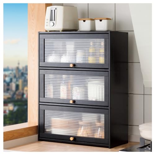 Modernes 3-stöckiges Gewürzregal und Teetassenhalter – stilvolles schwarzes Regal für Küche, Esszimmer und Eingangsbereich, 52 x 70 cm – perfekt zum Dekorieren und Dekorieren Modernes 3-stöckiges Gewürzregal und Teetassenhalter – stilvolles schwarzes Regal für Küche, Esszimmer und Eingangsbereich, 52 x 70 cm – perfekt zum Dekorieren und Dekorieren von Generisch