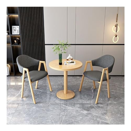 Modernes 3-teiliges Esstisch-Set mit Stahlgestell und platzsparendem runden Tisch, ideal für Küche, Esszimmer oder Wohnzimmer Modernes 3-teiliges Esstisch-Set mit Stahlgestell und platzsparendem runden Tisch, ideal für Küche, Esszimmer oder Wohnzimmer von Generisch