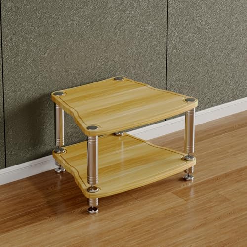 Modernes Audio-Regal für Medienspeicherung, stilvolles Unterhaltungszentrum für Stereo-Komponenten, kompaktes TV-Regal für Wohnzimmer, Gelb, 41 cm Modernes Audio-Regal für Medienspeicherung, stilvolles Unterhaltungszentrum für Stereo-Komponenten, kompaktes TV-Regal für Wohnzimmer, Gelb, 41 cm von Generisch