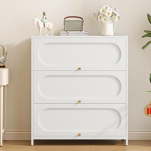 Modernes Bücherregal mit Klapptür, platzsparender Aufbewahrungsschrank mit magnetischen Türstreifen, ideal für Büro und Zuhause von Generisch