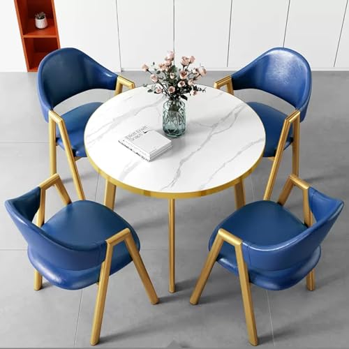 Modernes Büro Empfangsraum Club Tisch Esszimmerstühle Set Konferenz Verhandlungen Wohnzimmer Möbel von Generisch
