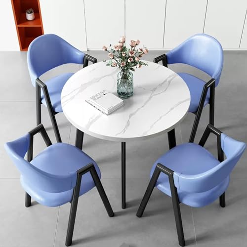 Modernes Büro Empfangsraum Club Tisch Esszimmerstühle Set Konferenz Verhandlungen Wohnzimmer Möbel von Generisch