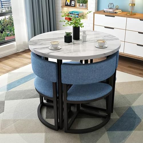 Modernes Büro Empfangsraum Club Tisch Set Kompakt Klein Konferenzraum Verhandlungsset Platzsparend Kaffee Küche Esstisch Lounge Möbel Essgruppe für Meetings von Generisch