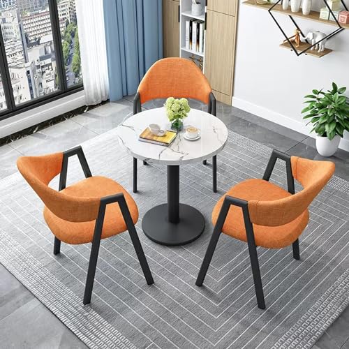 Modernes Büro-Empfangstisch und Stuhl-Set, stilvolle Esszimmermöbel, ideal für Büro, Club und Küche, perfekt für Verhandlungen und Meetings Modernes Büro-Empfangstisch und Stuhl-Set, stilvolle Esszimmermöbel, ideal für Büro, Club und Küche, perfekt für Verhandlungen und Meetings von Generisch