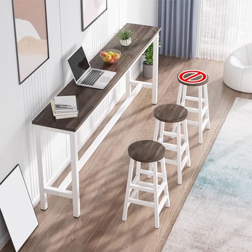 Modernes Esstisch- und Stühle-Set, platzsparende Barhöhe Design für Küche und kleine Schlafzimmerbereiche Modernes Esstisch- und Stühle-Set, platzsparende Barhöhe Design für Küche und kleine Schlafzimmerbereiche von Generisch
