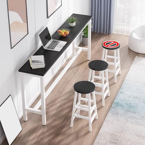 Modernes Esstisch- und Stühle-Set, platzsparende Barhöhe Design für Küche und kleine Schlafzimmerbereiche von Generisch
