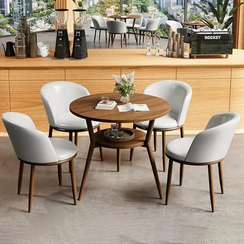 Modernes Konferenzraum-Set mit Tisch und Stühlen, für Büro, Empfang, Club, platzsparendes Esszimmer-Set, ideal für Lounge-Meetings von Generisch