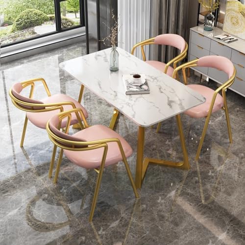 Modernes Konferenzzimmertisch-Set Büro Empfang Club Möbel mit Stühlen Kleiner Esstisch mit weicher Rückenlehne Sitze für Familienwohnung Modernes Konferenzzimmertisch-Set Büro Empfang Club Möbel mit Stühlen Kleiner Esstisch mit weicher Rückenlehne Sitze für Familienwohnung von Generisch