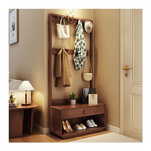 Modernes Schuhregal aus Holz mit Bank und Kissen, freistehender Eingangsbereich, Aufbewahrungs-Organizer für Flur, Wohnzimmer und Schlamm Modernes Schuhregal aus Holz mit Bank und Kissen, freistehender Eingangsbereich, Aufbewahrungs-Organizer für Flur, Wohnzimmer und Schlamm von Generisch