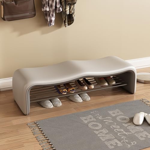 Modernes gepolstertes Schuhregal für Wohnzimmer, Schlafzimmer, Flur, Fenster, Schuhbank, Ottomane, Aufbewahrungsbank, Schuhwechselhocker, Eingangsbank, Bettbank Modernes gepolstertes Schuhregal für Wohnzimmer, Schlafzimmer, Flur, Fenster, Schuhbank, Ottomane, Aufbewahrungsbank, Schuhwechselhocker, Eingangsbank, Bettbank von Generisch