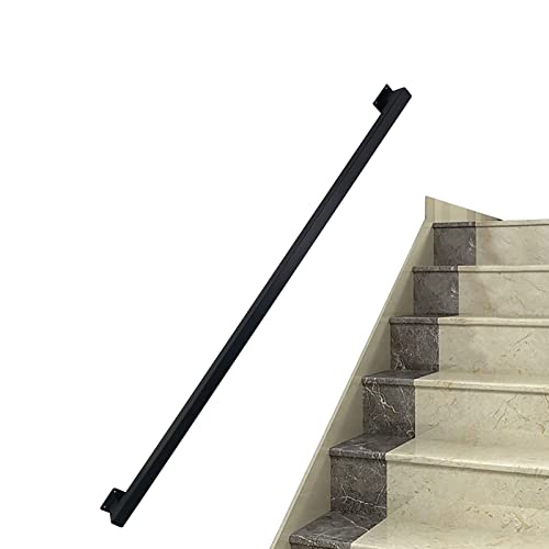 Modernes schwarzes Treppengeländer zur Wandmontage, Schmiedeeiserne Halterungen für den Innen- und Außenbereich, erhältlich in 1 m, 1,5 m, 2,5 m, 3,5 m Länge, Metallgeländer-Lösung Modernes schwarzes Treppengeländer zur Wandmontage, Schmiedeeiserne Halterungen für den Innen- und Außenbereich, erhältlich in 1 m, 1,5 m, 2,5 m, 3,5 m Länge, Metallgeländer-Lösung von Generisch