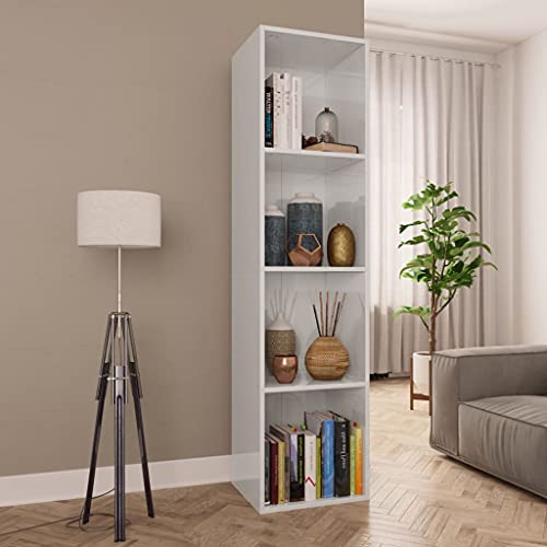 Modernes weißes Bücherregal/TV-Ständer, 36 x 30 x 143 cm, stilvolle Aufbewahrungslösung für Wohnzimmer, langlebige Spanplatte, schlankes Design für Heimdekoration Modernes weißes Bücherregal/TV-Ständer, 36 x 30 x 143 cm, stilvolle Aufbewahrungslösung für Wohnzimmer, langlebige Spanplatte, schlankes Design für Heimdekoration von Generisch