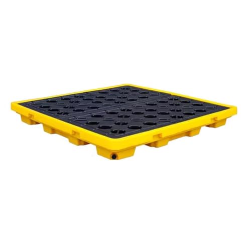 Modulare Spill Containment Platform, stapelbares 130 x 130 x 15 cm Rückhaltebecken mit Gitter für Industrieparks, Lager und Fabriken – langlebige und sichere Lösung Modulare Spill Containment Platform, stapelbares 130 x 130 x 15 cm Rückhaltebecken mit Gitter für Industrieparks, Lager und Fabriken – langlebige und sichere Lösung von Generisch