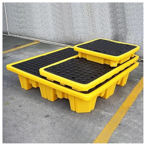 Modulare Spill Containment-Plattform mit Abfluss, robuste Kunststoffpalette zur industriellen Leckvermeidung Modulare Spill Containment-Plattform mit Abfluss, robuste Kunststoffpalette zur industriellen Leckvermeidung von Generisch