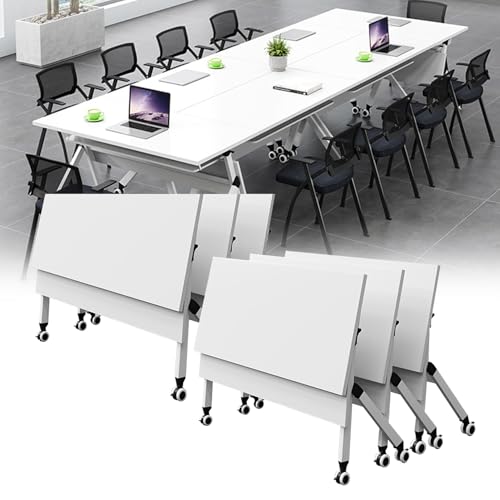 Modularer Klapptisch Konferenztisch mit Rollen, verstellbares und vielseitiges Design für Bürobesprechungen, Training und Teamzusammenarbeit Modularer Klapptisch Konferenztisch mit Rollen, verstellbares und vielseitiges Design für Bürobesprechungen, Training und Teamzusammenarbeit von Generisch