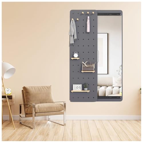 Modulares Stecktafel-Organizer-Set, Wandmontage, Ausstellungsregale mit Spiegel, platzsparende Lösung für Heimbüro und Arbeitszimmer Modulares Stecktafel-Organizer-Set, Wandmontage, Ausstellungsregale mit Spiegel, platzsparende Lösung für Heimbüro und Arbeitszimmer von Generisch