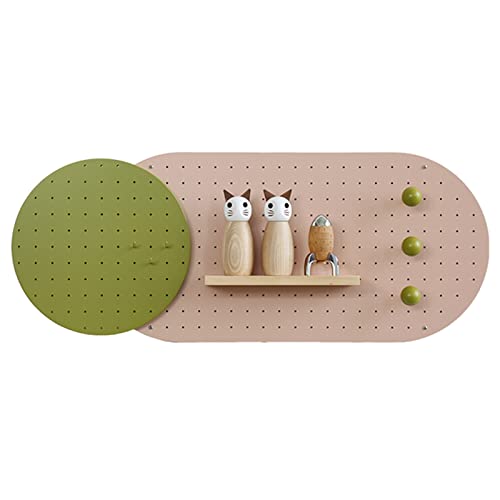 Modulares Stecktafel-Präsentationsständer-Set mit Regal, Wandmontage, modernes ovales Stecktafel, Kombinationsset für Bastelzimmer und Wohnzimmer-Organisation Modulares Stecktafel-Präsentationsständer-Set mit Regal, Wandmontage, modernes ovales Stecktafel, Kombinationsset für Bastelzimmer und Wohnzimmer-Organisation von Generisch