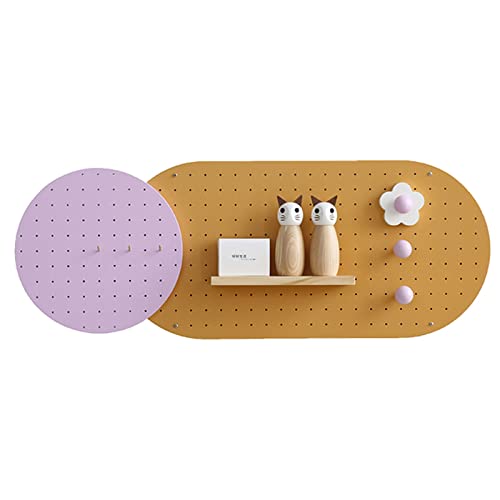 Modulares Stecktafel-Präsentationsständer-Set mit Regal, Wandmontage, modernes ovales Stecktafel, Kombinationsset für Bastelzimmer und Wohnzimmer-Organisation Modulares Stecktafel-Präsentationsständer-Set mit Regal, Wandmontage, modernes ovales Stecktafel, Kombinationsset für Bastelzimmer und Wohnzimmer-Organisation von Generisch