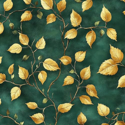 MöBelfolie Selbstklebend 40 X 1000 cm Tapeten Gold BläTter Zweige GrüN Wasserdicht Und Schmutzabweisend Leicht zu Installieren Geeignet FüR Badezimmer KüChe Oder Andere Wandtapeten Im Format MöBelfolie Selbstklebend 40 X 1000 cm Tapeten Gold BläTter Zweige GrüN Wasserdicht Und Schmutzabweisend Leicht zu Installieren Geeignet FüR Badezimmer KüChe Oder Andere Wandtapeten Im Format von Generisch