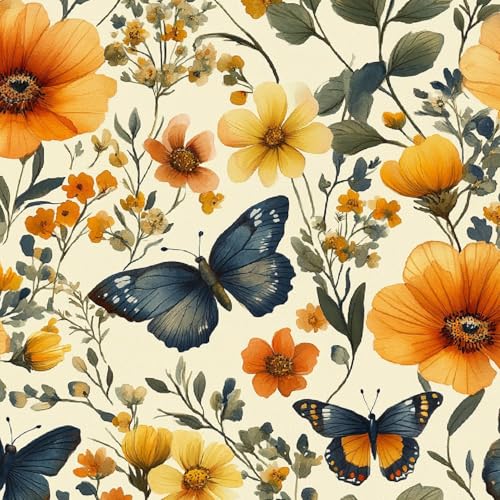 MöBelfolie Selbstklebend 40 X 1000 cm Tapeten Schmetterling Blumen Gras Wasserdicht Und Schmutzabweisend Leicht zu Installieren Geeignet FüR Badezimmer KüChe Oder Andere Wandtapeten Im Format MöBelfolie Selbstklebend 40 X 1000 cm Tapeten Schmetterling Blumen Gras Wasserdicht Und Schmutzabweisend Leicht zu Installieren Geeignet FüR Badezimmer KüChe Oder Andere Wandtapeten Im Format von Generisch