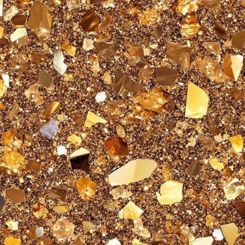 MöBelfolie Selbstklebend 44 X 1000 cm Tapeten Golden Partikel Glühen Wasserdicht Und Schmutzabweisend Leicht zu Installieren Geeignet FüR Badezimmer KüChe Oder Andere Wandtapeten Im Format von Generisch