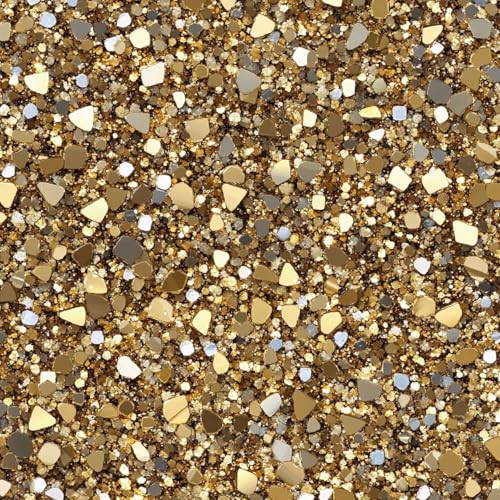 MöBelfolie Selbstklebend 53 X 1000 cm Tapeten Golden Partikel Glühen Wasserdicht Und Schmutzabweisend Leicht zu Installieren Geeignet FüR Badezimmer KüChe Oder Andere Wandtapeten Im Format von Generisch