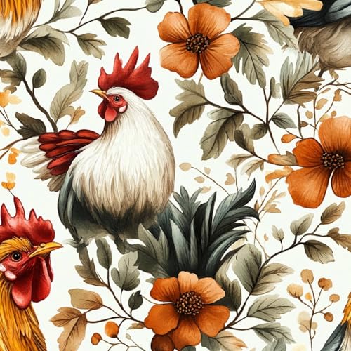 MöBelfolie Selbstklebend 53 X 1000 cm Tapeten Hahn Blumen Blätter Wasserdicht Und Schmutzabweisend Leicht zu Installieren Geeignet FüR Badezimmer KüChe Oder Andere Wandtapeten Im Format MöBelfolie Selbstklebend 53 X 1000 cm Tapeten Hahn Blumen Blätter Wasserdicht Und Schmutzabweisend Leicht zu Installieren Geeignet FüR Badezimmer KüChe Oder Andere Wandtapeten Im Format von Generisch