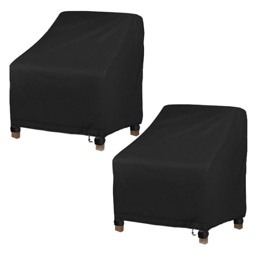 Möbelabdeckungen | Outdoor -Drehstuhl -Stuhlabdeckung | Drehzimmer im Freien im Freien | Los 2 wasserdichte und UV -resistente Abdeckungen Möbelabdeckungen | Outdoor -Drehstuhl -Stuhlabdeckung | Drehzimmer im Freien im Freien | Los 2 wasserdichte und UV -resistente Abdeckungen von Generisch